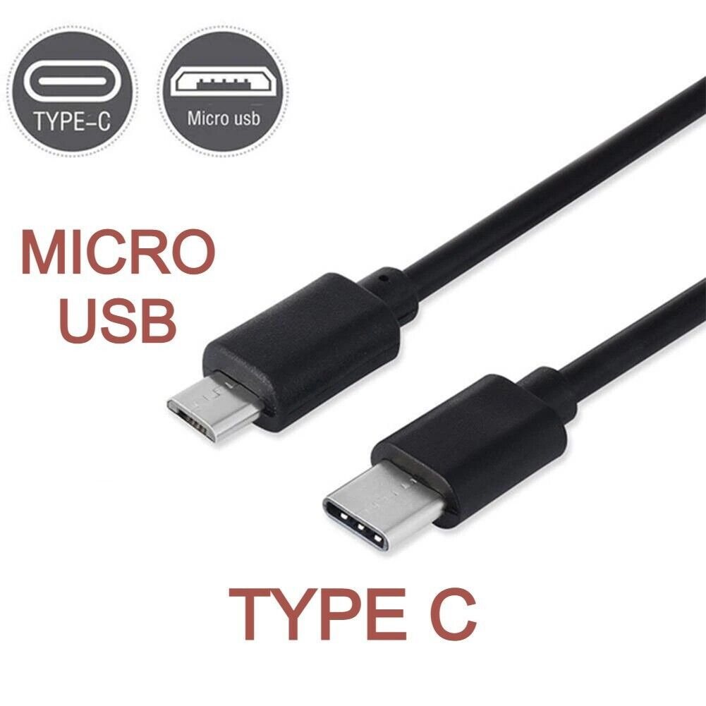 Usb Type C Male To Micro Usb 5 Pin B Male Plug Converter Otg Adapter Lead Data Cable For Mobile 9290