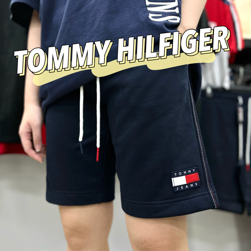 TOMMY HlLFlGER EMBROIDERY FLAG LOGO SHORTS