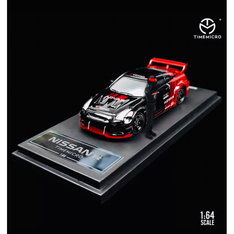 TIME MICRO LBWK Liberty Walk NISSAN GTR R35 Advan Livery with figure ...