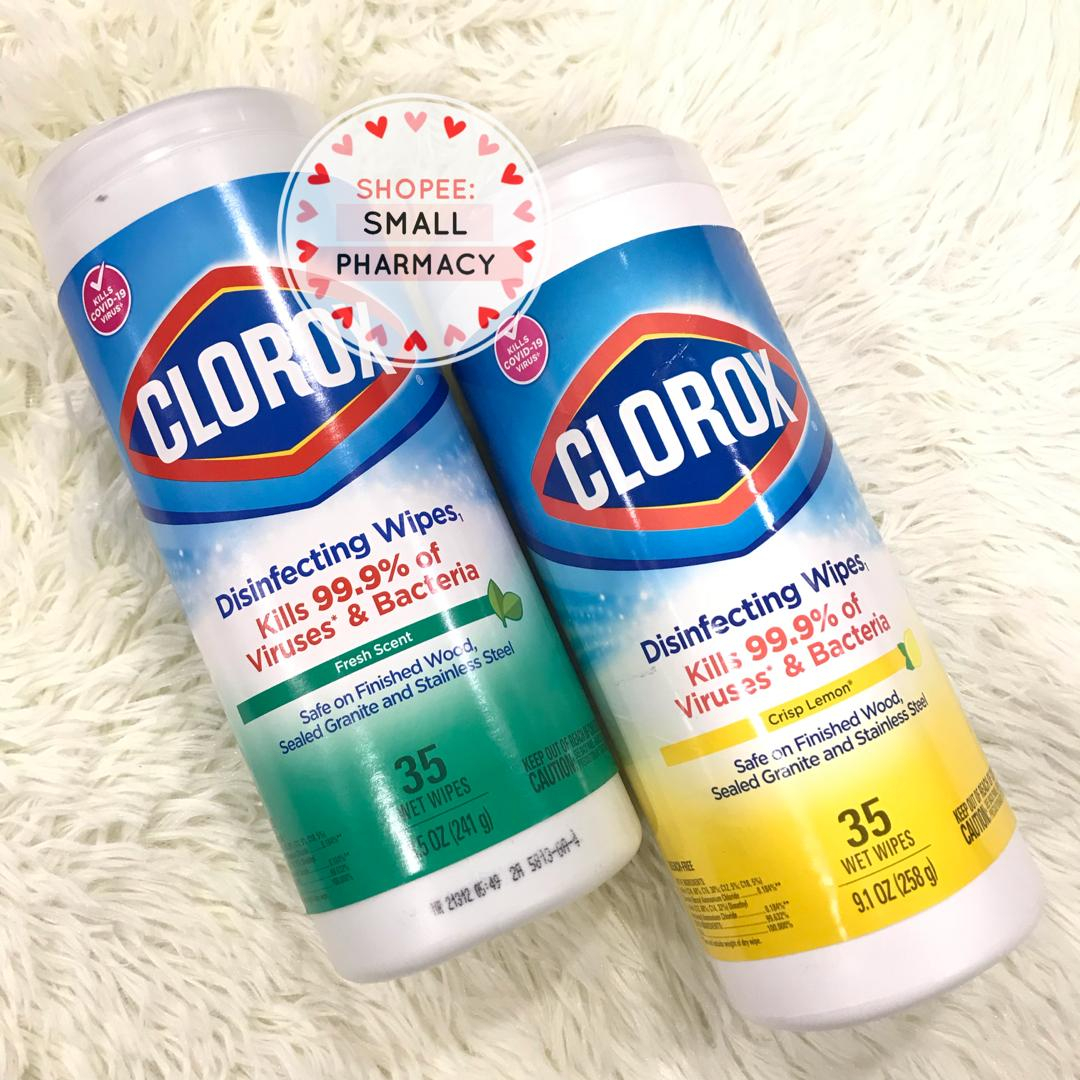 Clorox Expert 30s/ Disinfecting wipes 35s (Fresh Scent / Crisp Lemon