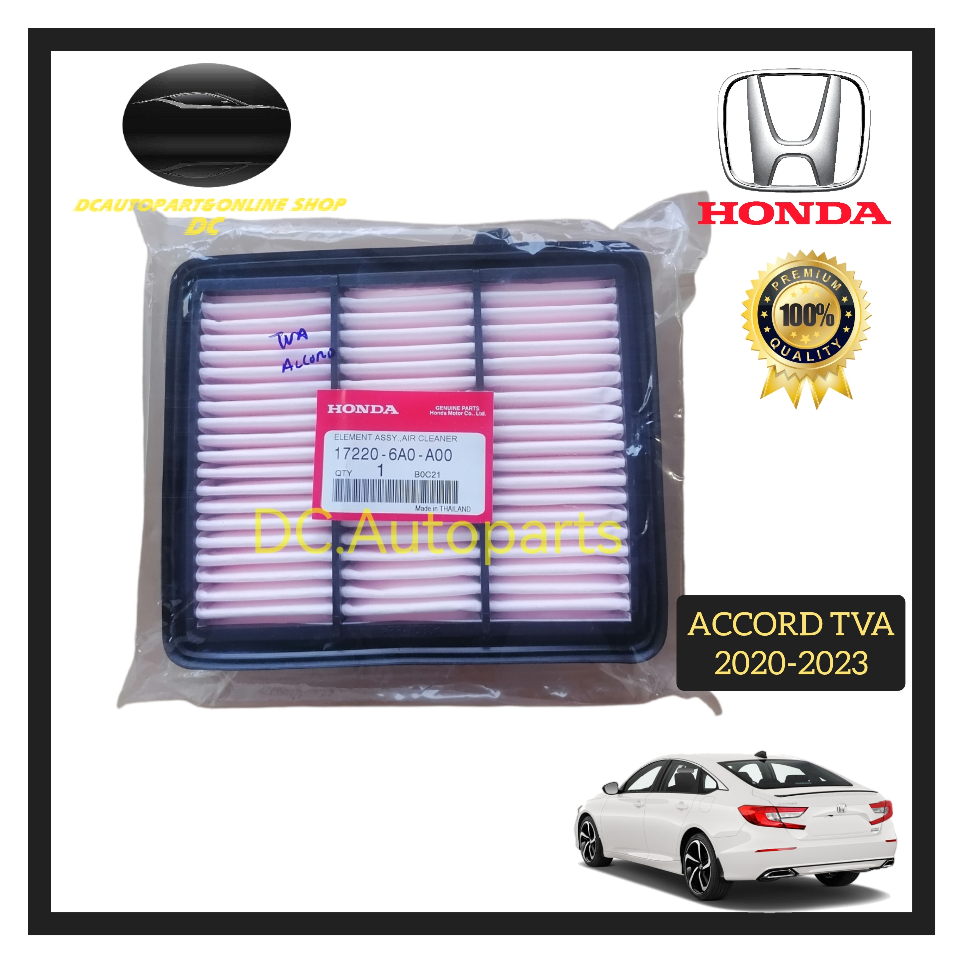 HONDA AIR FILTER ACCORD TVA NEW 20202023 MADE IN THAILAND Shopee