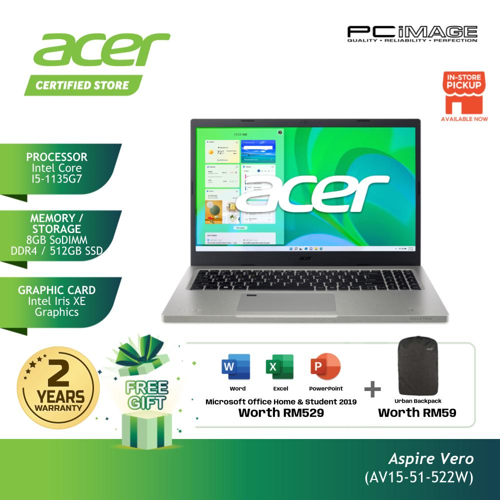 Dalle écran LCD 15.6" FHD IPS Pour Acer Aspire Vero 15 AV15-51-56GD - Neuf, Garantie 1 An