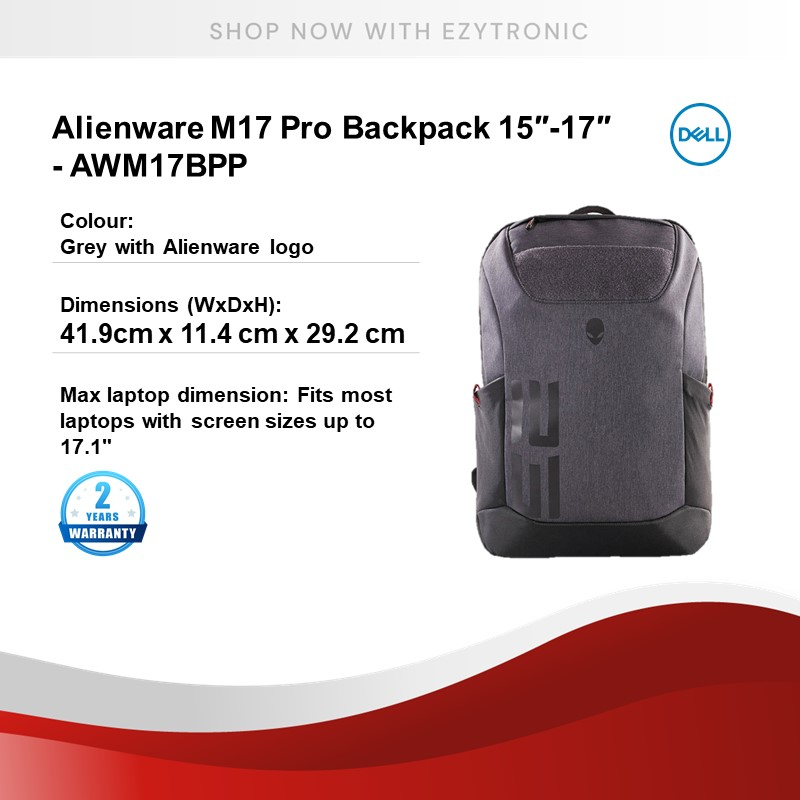 Alienware m15 pro outlet backpack