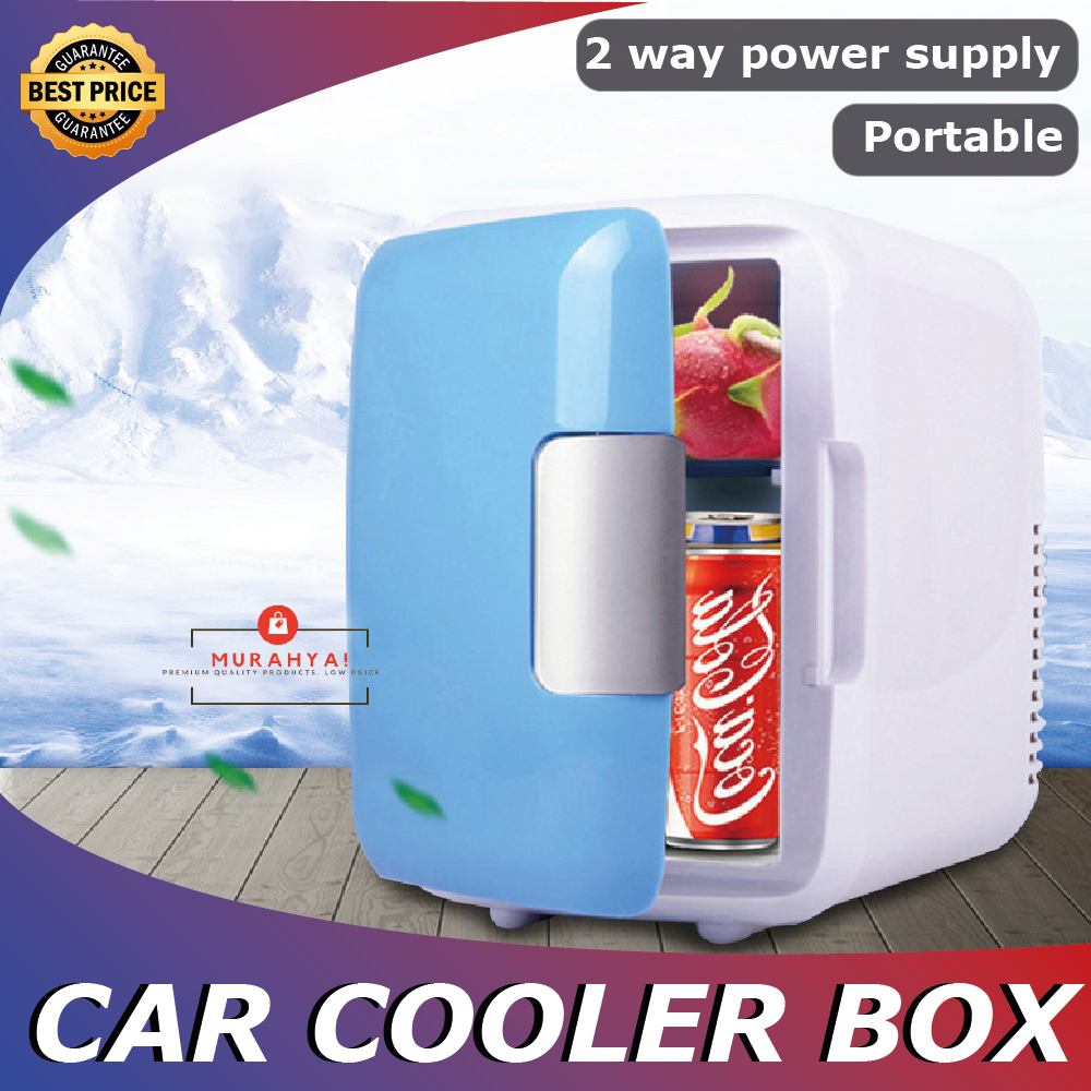Portable Mini Car Cooler box 4L Outdoor Cosmetics Cooler box Household