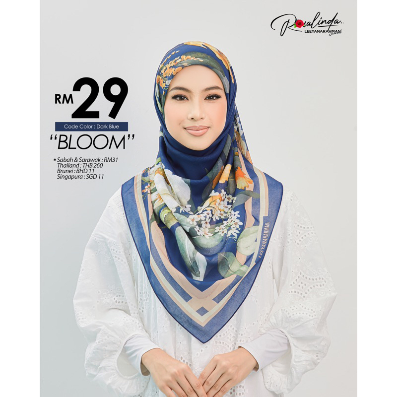 LEEYANARAHMAN Scarves Bicara Hati New Collection [Free Brooch] Tudung ...