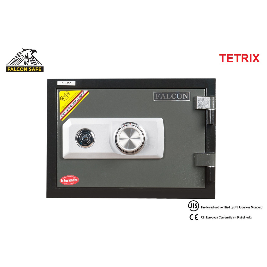 Falcon Solid Safe F-H38C / F-H38E Burglary and Fire Resistant Safety ...
