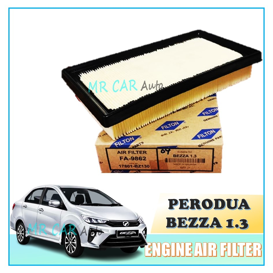 PERODUA BEZZA 1.3 ENGINE AIR FILTER (FILTON) | Shopee Malaysia