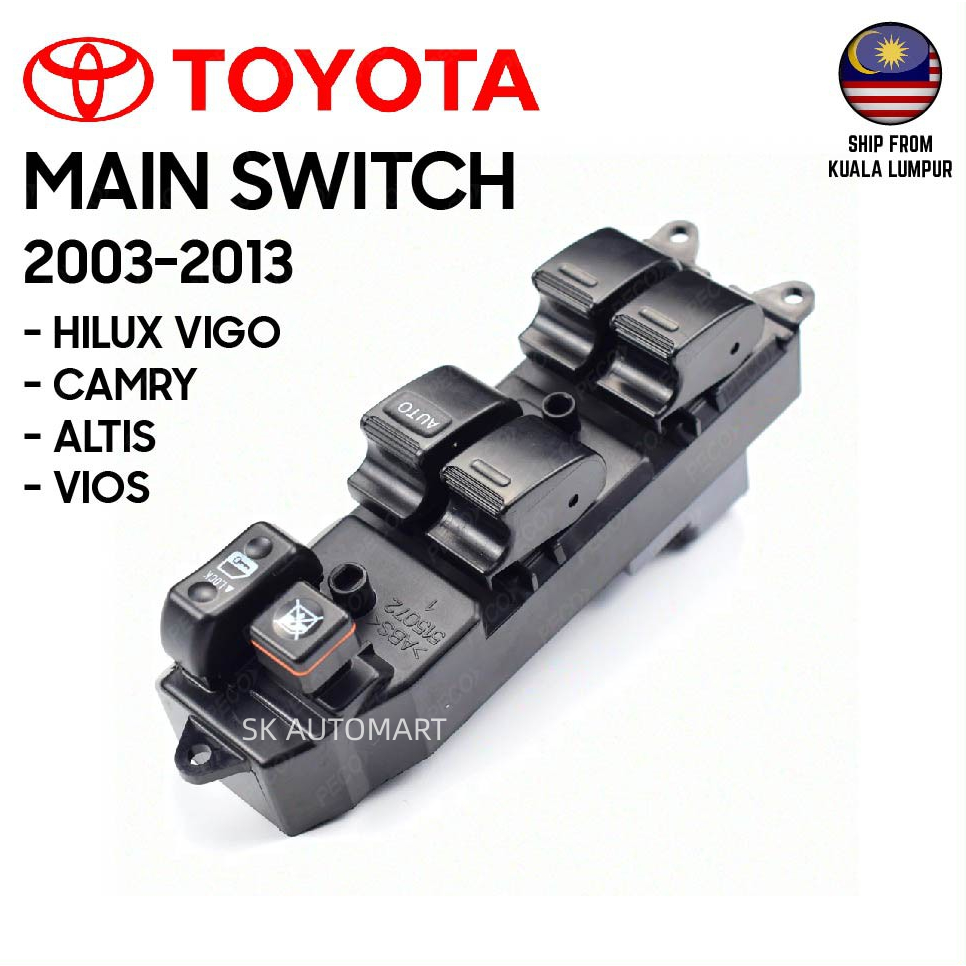 Toyota Vios NCP42 Altis ZZE10 Camry ACV30 Hilux Vigo Innova Power