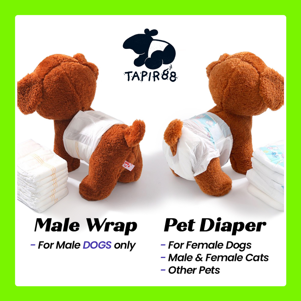 Tapir88 Pet Diaper Male Dog Wrap Dog Diaper Cat Diaper Pet Diaper