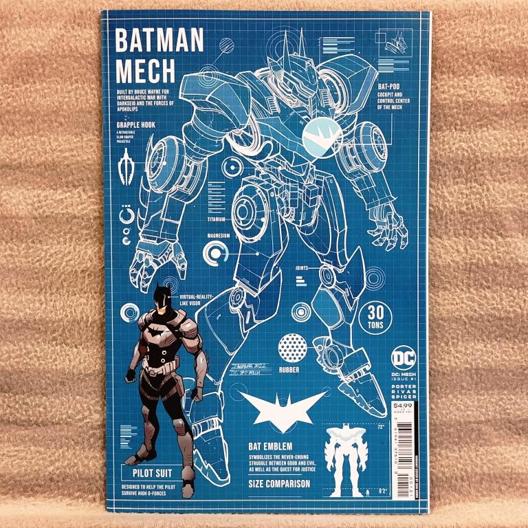 DC Mech #1 Dan Mora Variant (DC Comics) FIRST Issue (Kenny Porter ...