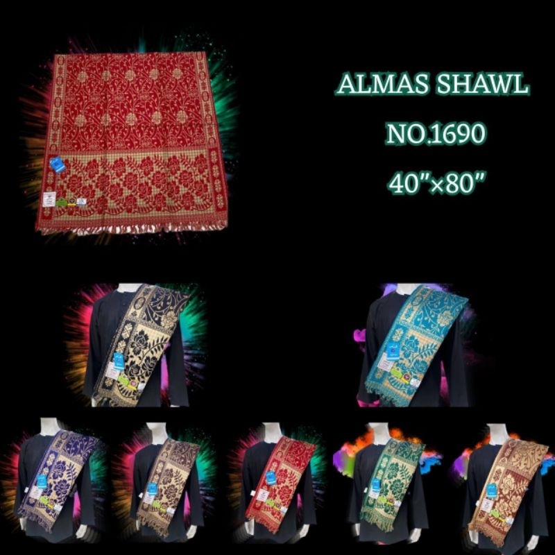 Rida Almas Kain Cotton High Quality 1690 New Design | Shopee Malaysia