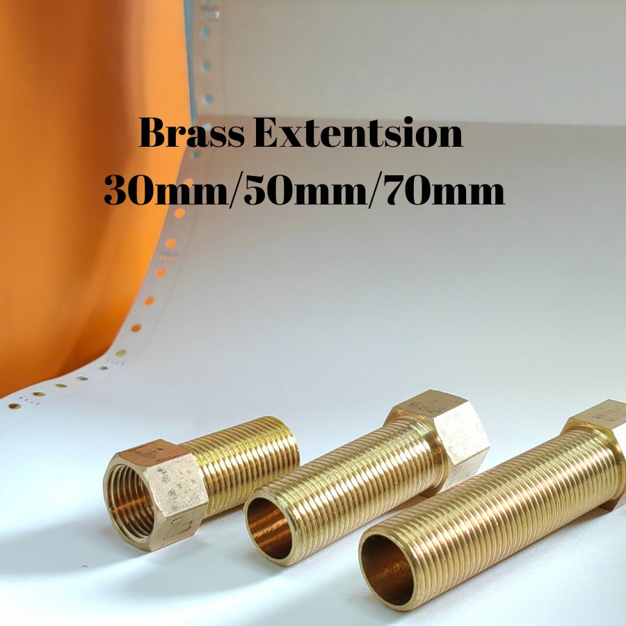 Brass Tap Extension / Faucet Extension male female Thread Adaptor 30mm