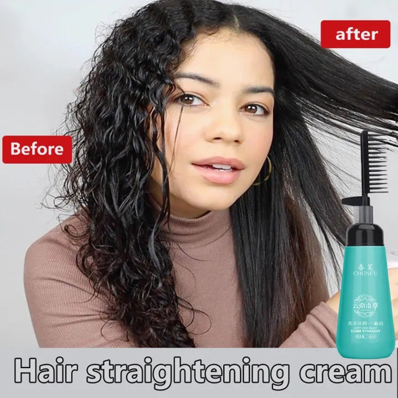 Hair Straightener Cream Permanent 直發膏ubat rebonding straight hair cream ...