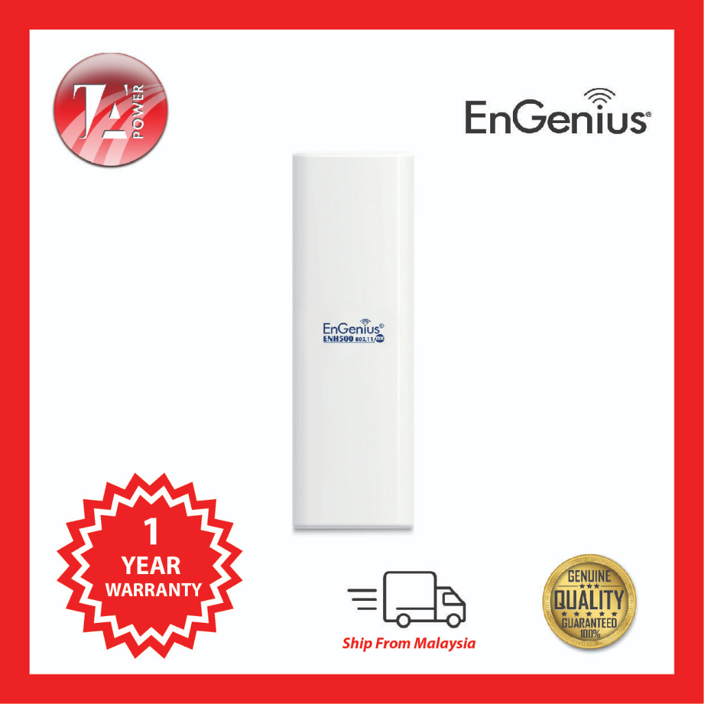 [LIMITED STOCK] EnGenius ENH500-AX Wi-Fi 6 Outdoor AX1200 5 GHz Point ...