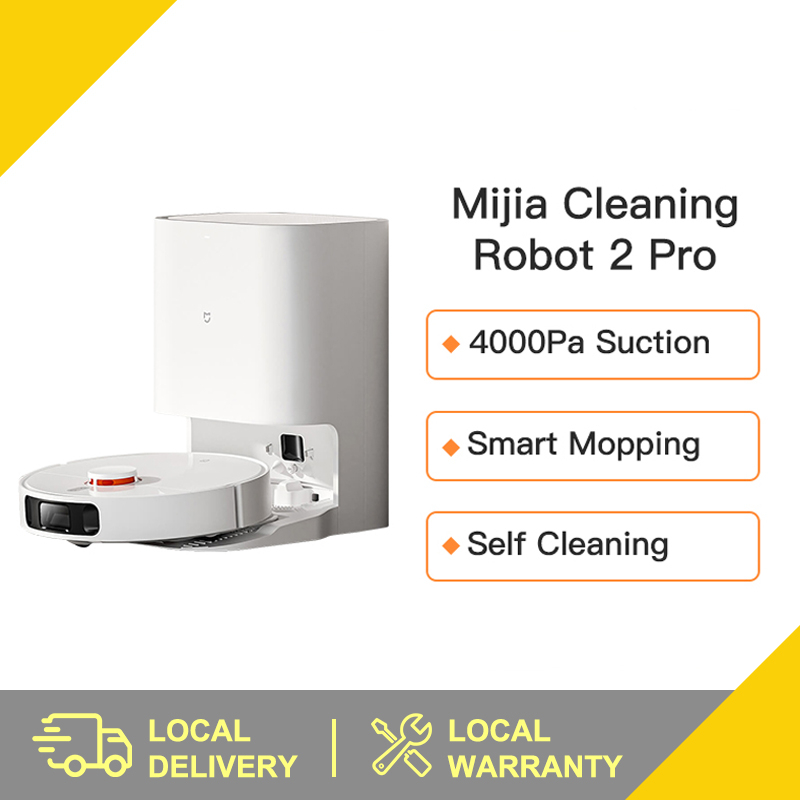 Xiaomi Mijia Robot Vacuum Mop 2 Pro 3C 2C 4000Pa Suction Robot Vacuum ...
