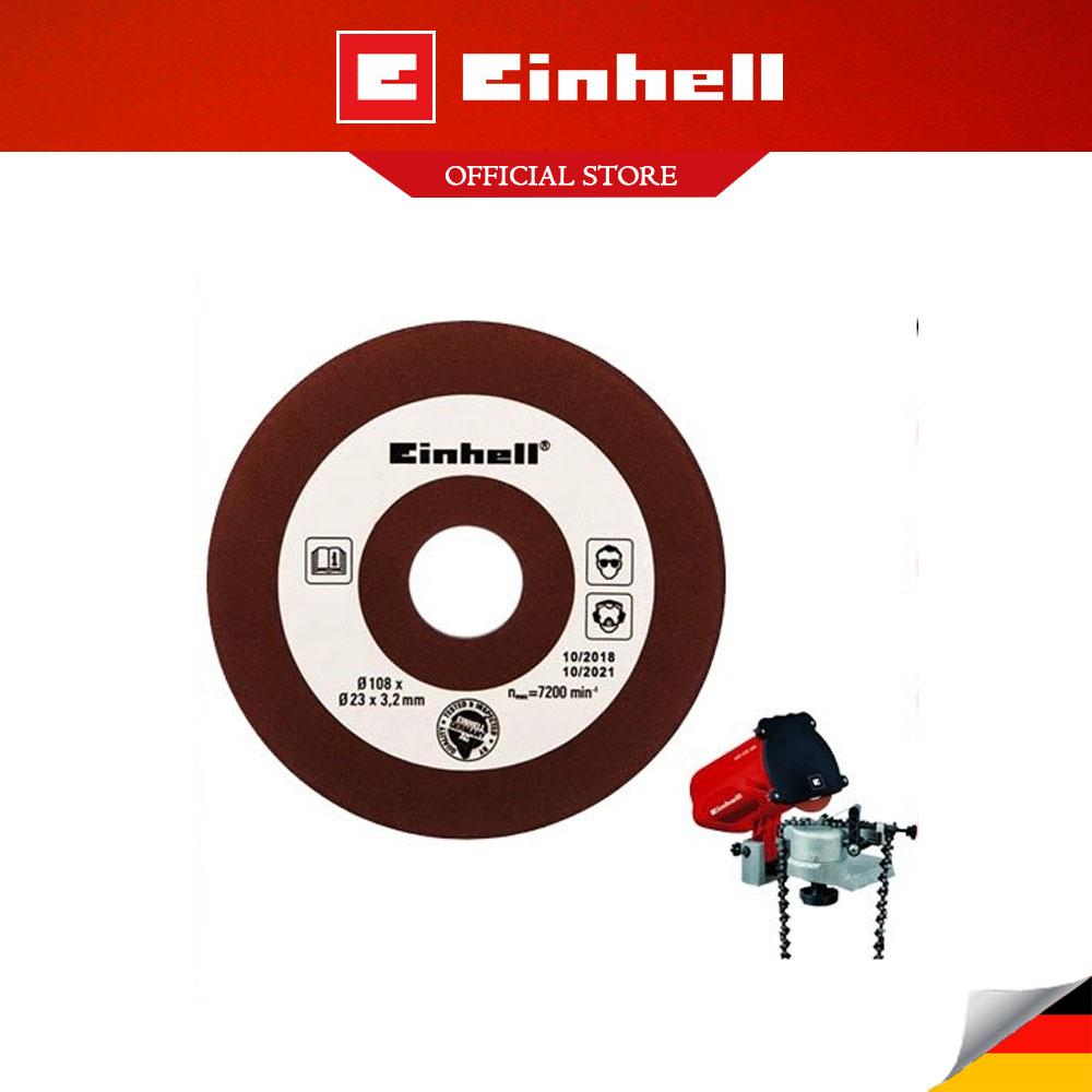 𝐄𝐈𝐍𝐇𝐄𝐋𝐋 [𝐀𝐂𝐂𝐄𝐒𝐒𝐎𝐑𝐈𝐄𝐒] Chainsaw Sharpening Grinding Disc 108 x 3.2 x