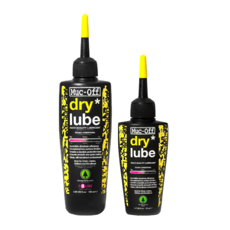 MUCOFF BIO DRY LUBE 50ML 120ML BICYCLE CHAIN LUBE MUC OFF MADE IN UK