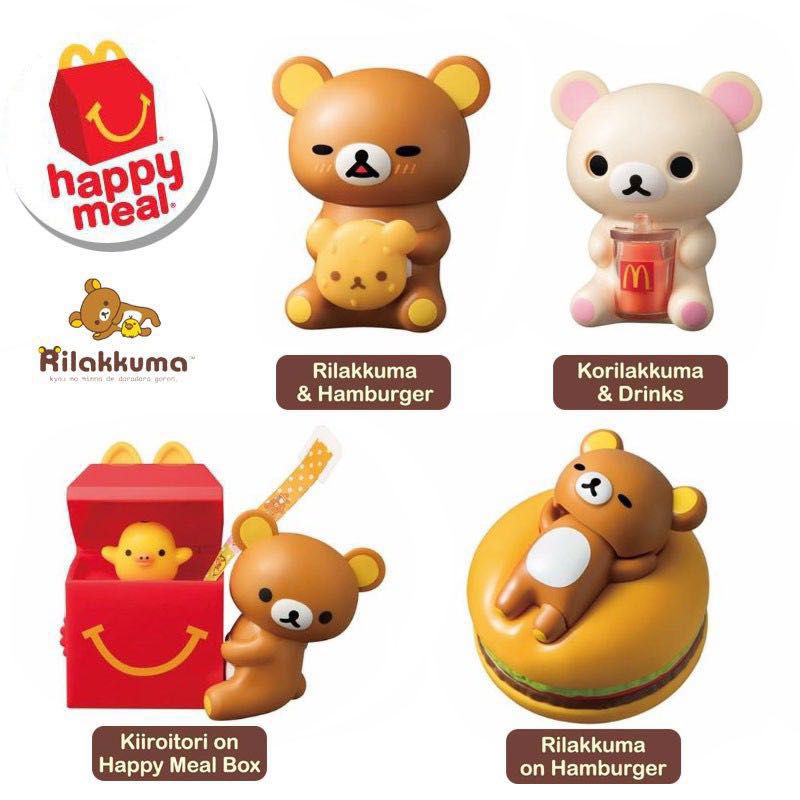 McDonald's Happy Meal Toys Rilakkuma Shopee Malaysia