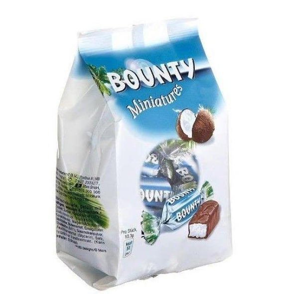 BOUNTY MINIATURES 220G (EXP:10/11/2024) | Shopee Malaysia