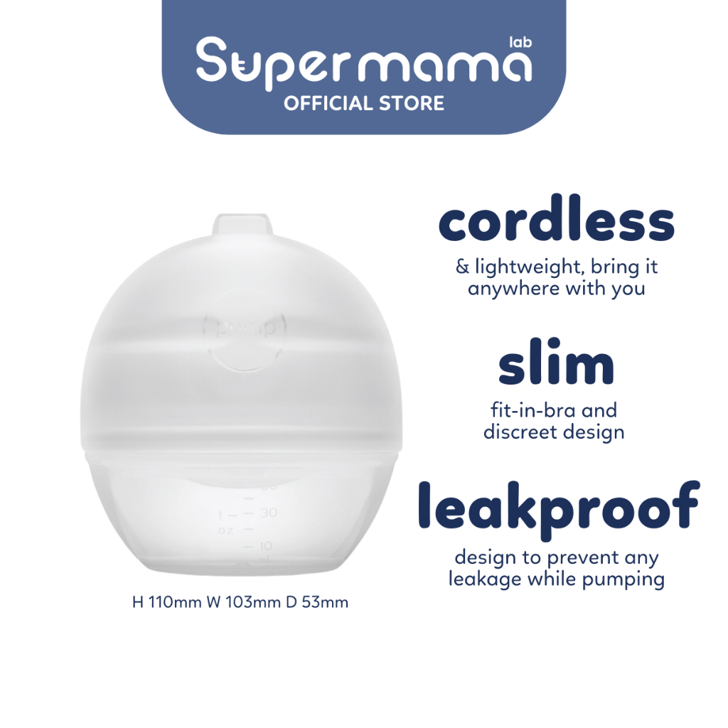 Supermama Lab EGG Pump Wearable Natural Suction Breast Pump Manual Breast Pump Ready Stock