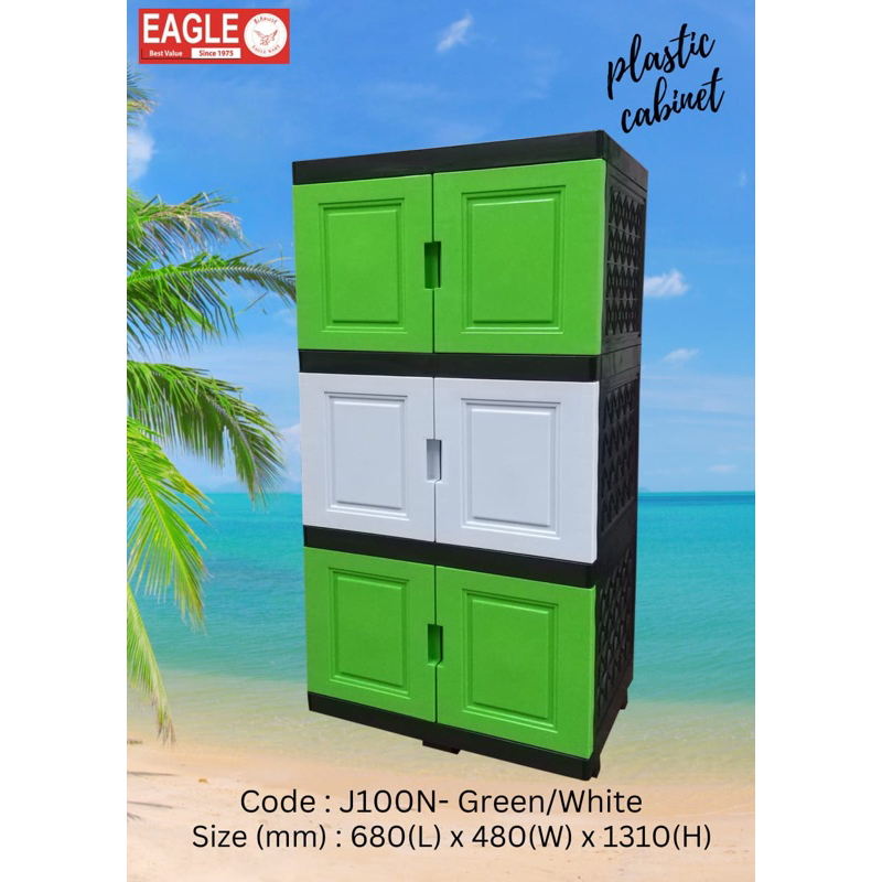 KIWI 3TIER DIY PLASTIC STORAGE / 3TINGKAT PLASTIC