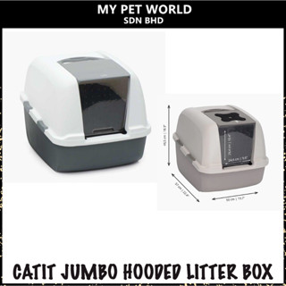 Catit jumbo hooded cat litter pan sales
