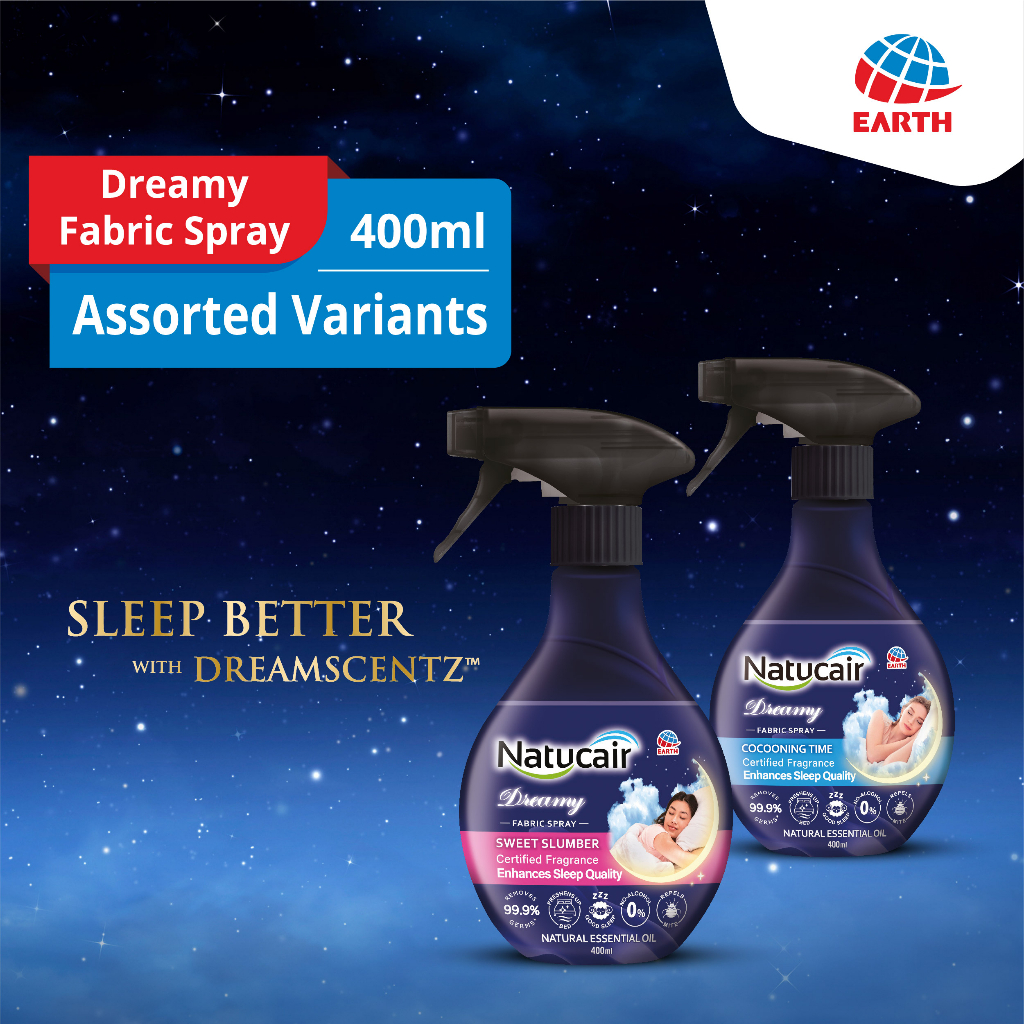 Natucair Dreamy Fabric Kill Bacteria & Sleep Better (400ml) Shopee