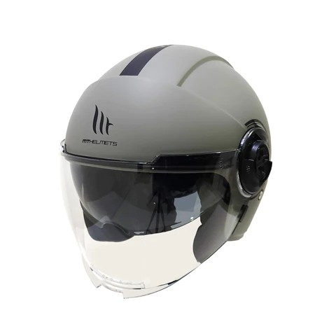 MT Helmets VIALE SV S PURE A1 Jet-Motorradhelm, Mattschwarz Online