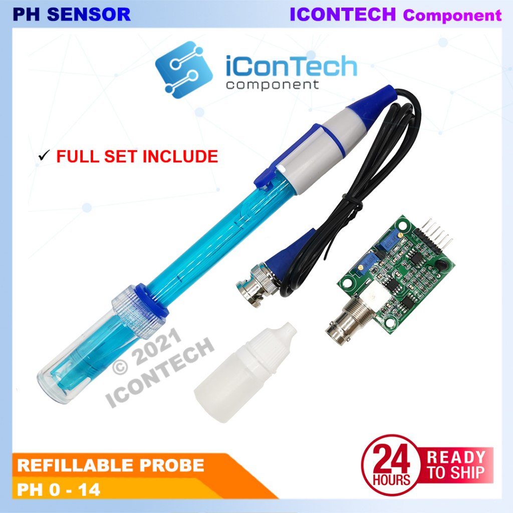 PH SENSOR PH4502C PH 4502C Liquid PH Value Detection Detect Sensor ...