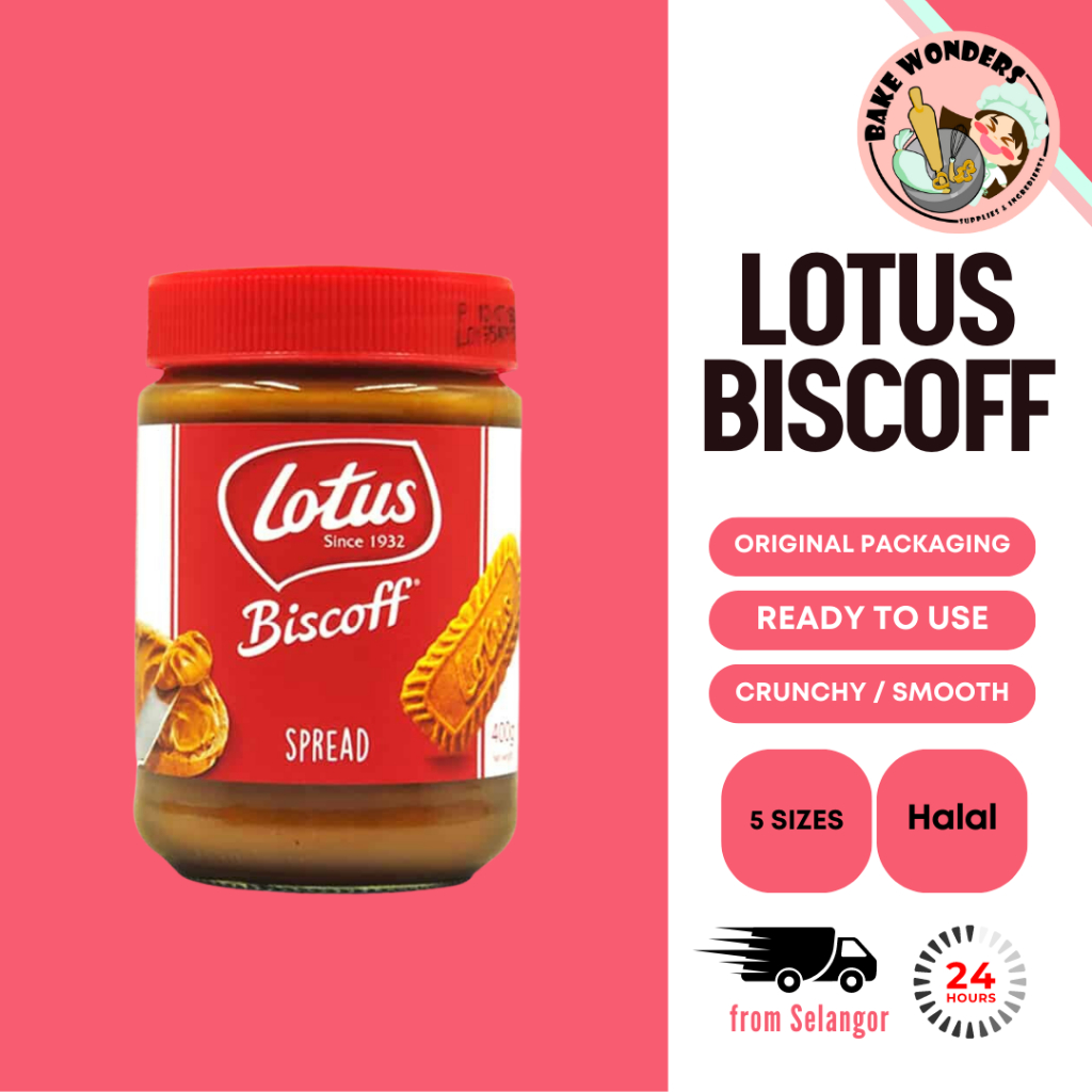 Lotus Biscoff Spread/Lotus Biscoff Smooth Spread/Lotus Biscoff Crunchy ...