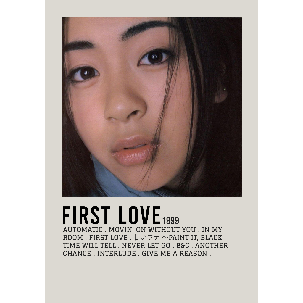 【READY STOCK】Poster Cover Album First Love by Hikaru Utada for room ...