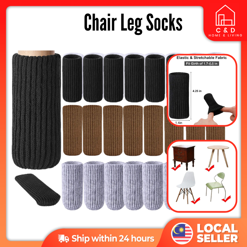 Chair leg cover Table leg cover Antislip knitted furniture Chair leg sock protector Pembalut