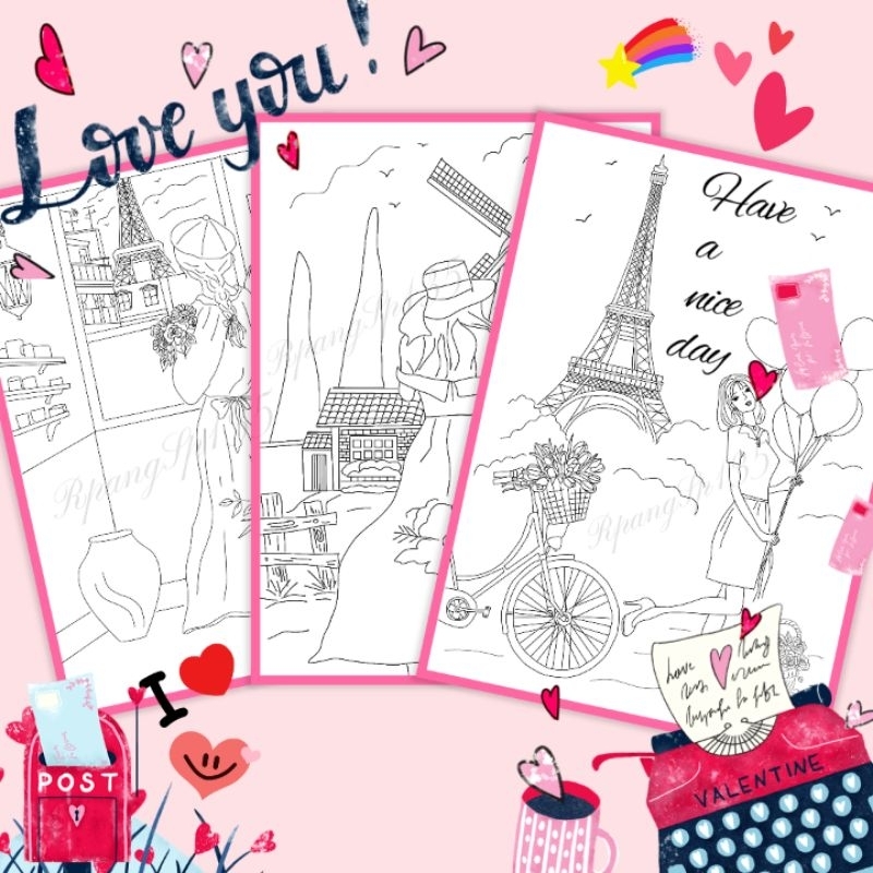 3pcs/pack Colouring Paper (100gsm) | Shopee Malaysia