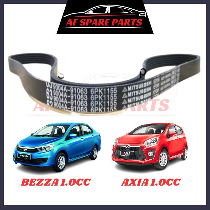 MITSUBOSHI Belting Axia Bezza 1.0 Ribbed belts 6PK1155 V Belt 9004A