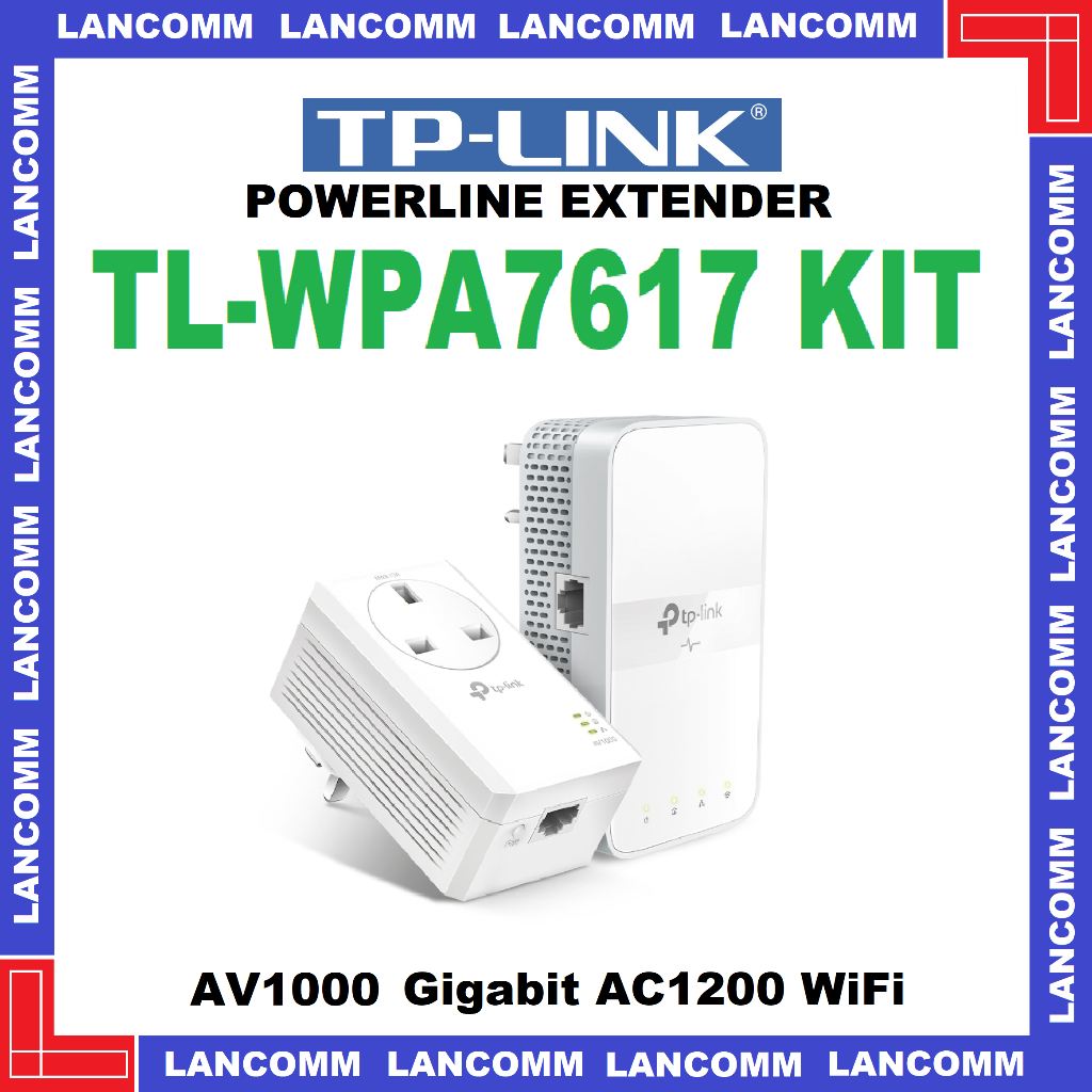 Tp Link Tl Wpa Kit Av Gigabit Passthrough Powerline Ac Wi Fi Kit Shopee Malaysia