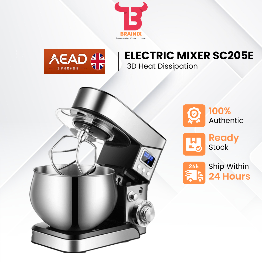 Kitchen Electric Mixer SC205E / Tabletop Mixer / Egg Beater / Dough ...