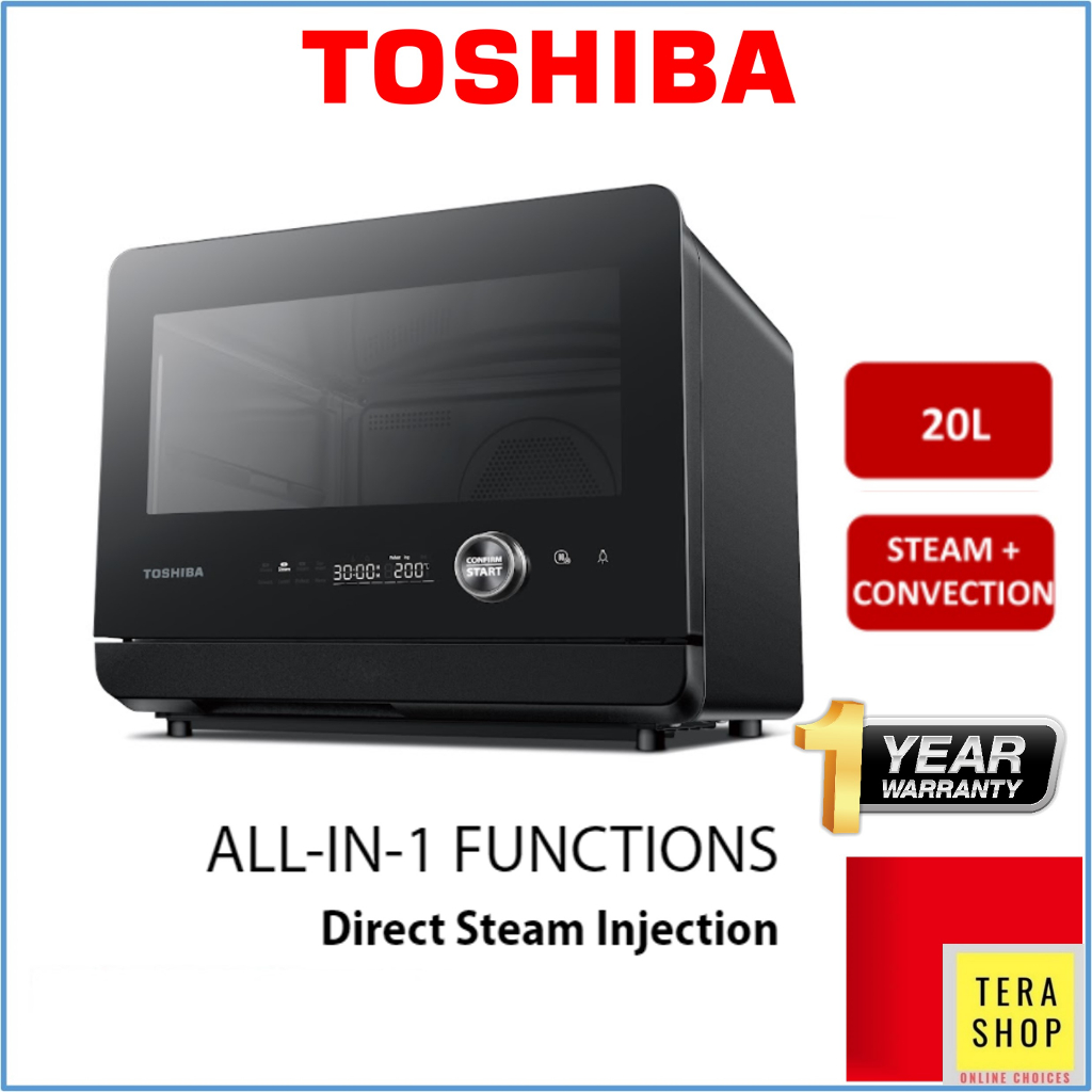 Toshiba 20L Black Steam Oven MS1-TC20SF(BK)