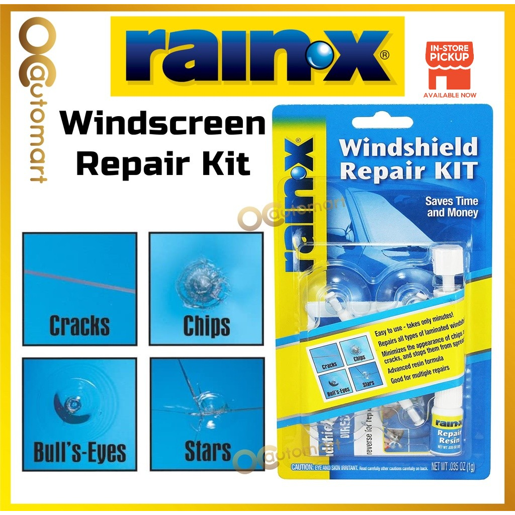 Rainx Windshield Repair Kit Rainx Windscreen Repair Kit Set Crack Chip