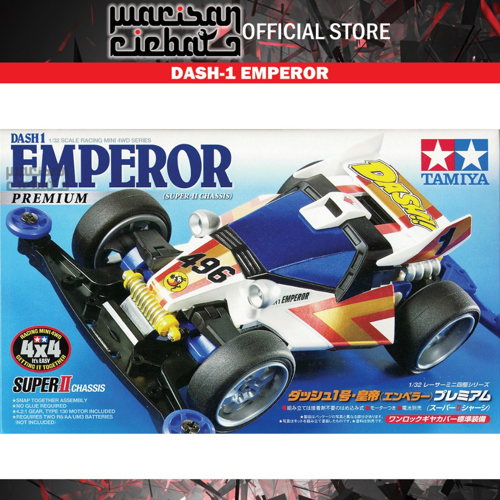 Tamiya 18069 Mini 4WD 1/32 Dash-1 Emperor (Super II Chassis