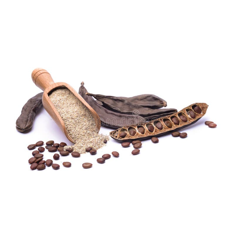 Locust bean gum powder ( LBG, carob gum, carob bean gum, carobin, E410