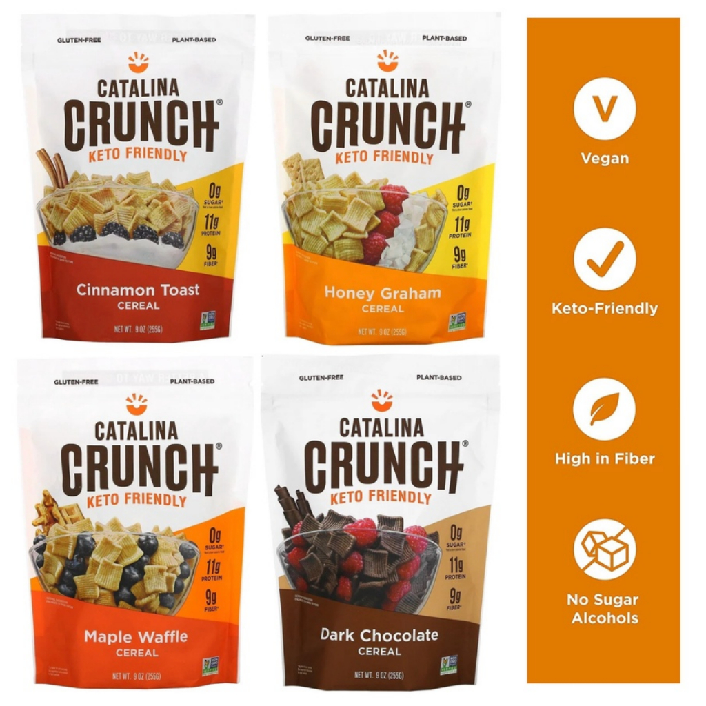 Catalina Crunch Keto Friendly Cereal Chocolate Banana Cinnamon Mint ...