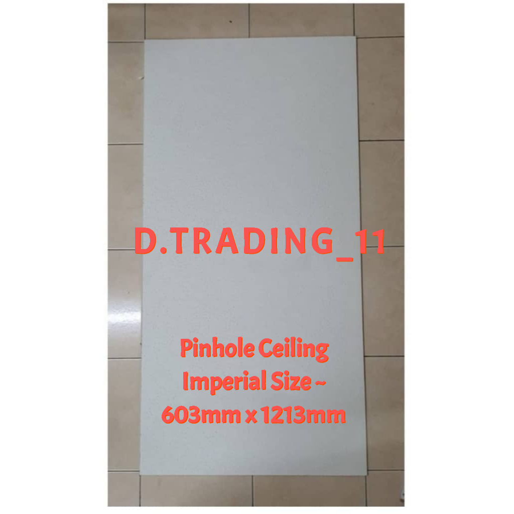 Imperial 2x4 Pinhole Ceiling Board (9mm) with Cross Tee and Main Tee