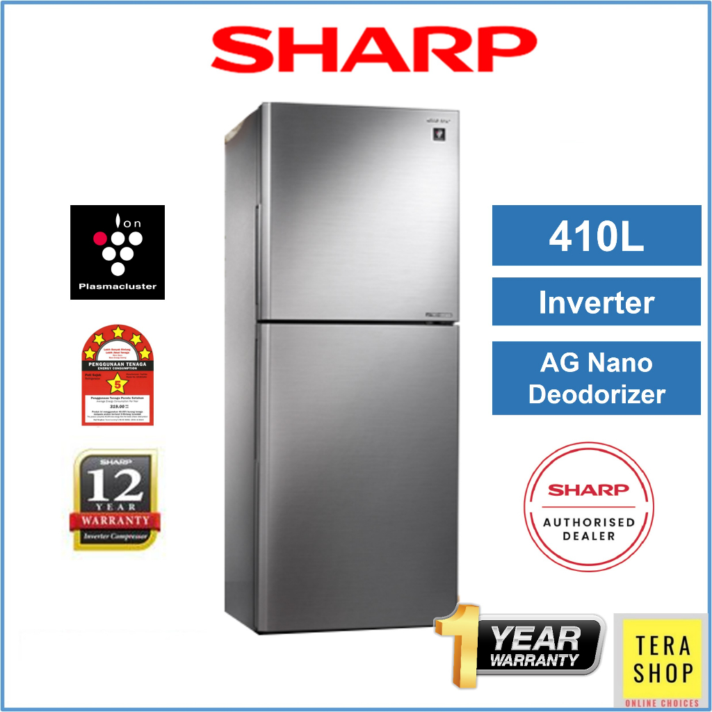 Sharp 280L / 320L / 380L /410L Inverter Refrigerator Energy Saving 