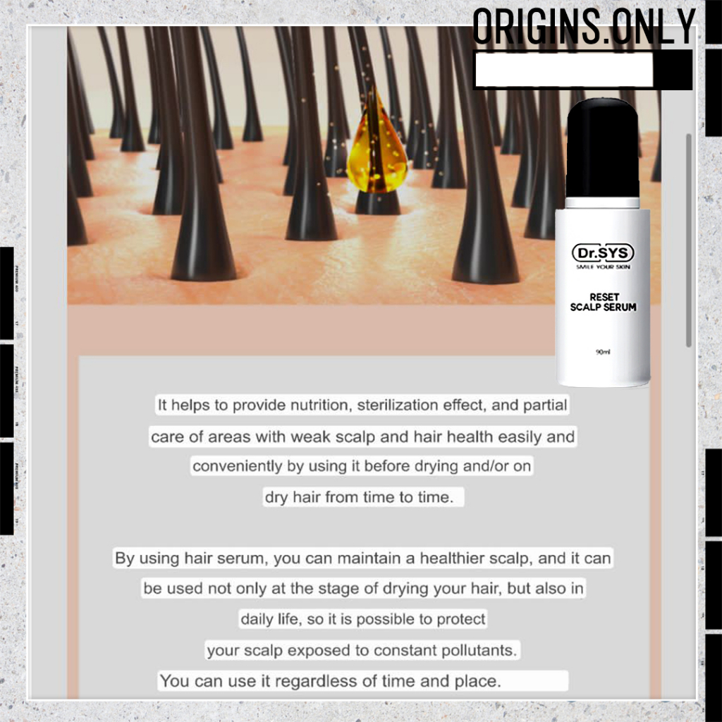Dr.SYS Reset Scalp Serum | Shopee Malaysia