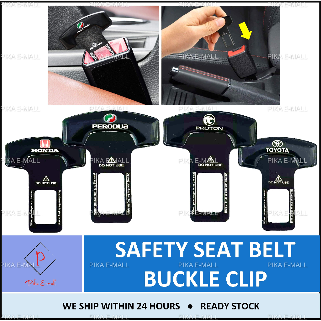 1PC Safety Seat Belt Clip Buckle Alarm Warning Stopper Noise