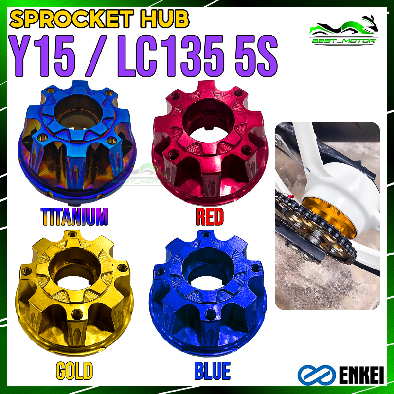 Sprocket Hub Enkei Alloy CNC YAMAHA Y15 V1 V2 / LC 135 5S / Y125