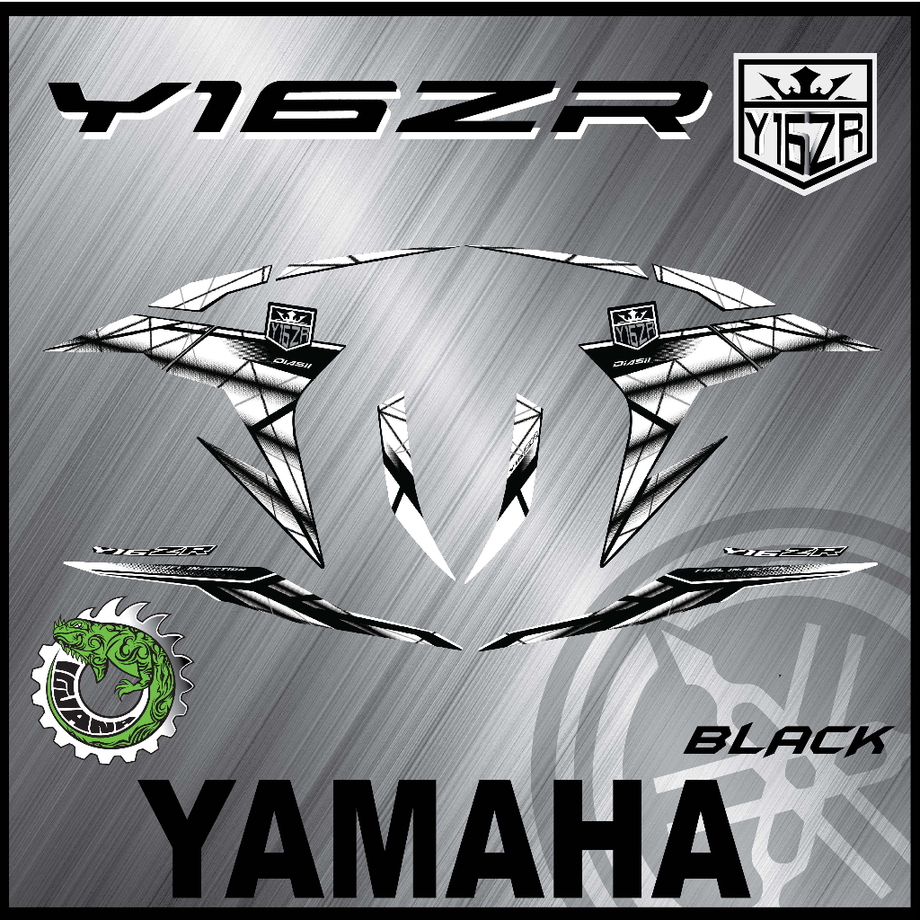 STRIPE MOTOR YAMAHA Y16/Y16ZR (9) 2023 DESIGN CUSTOM STRIPE | Shopee ...