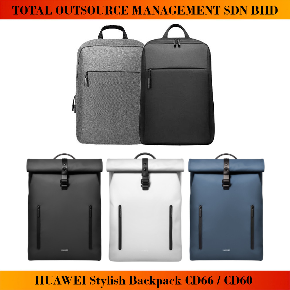 🛄Huawei CD60 CD66 MateBook Stylish Backpack - Black, White, Ink Blue ...
