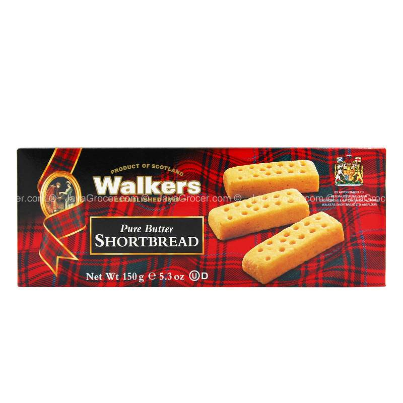 Walkers Pure Butter Shortbread Finger Biscuit 150g Shopee Malaysia