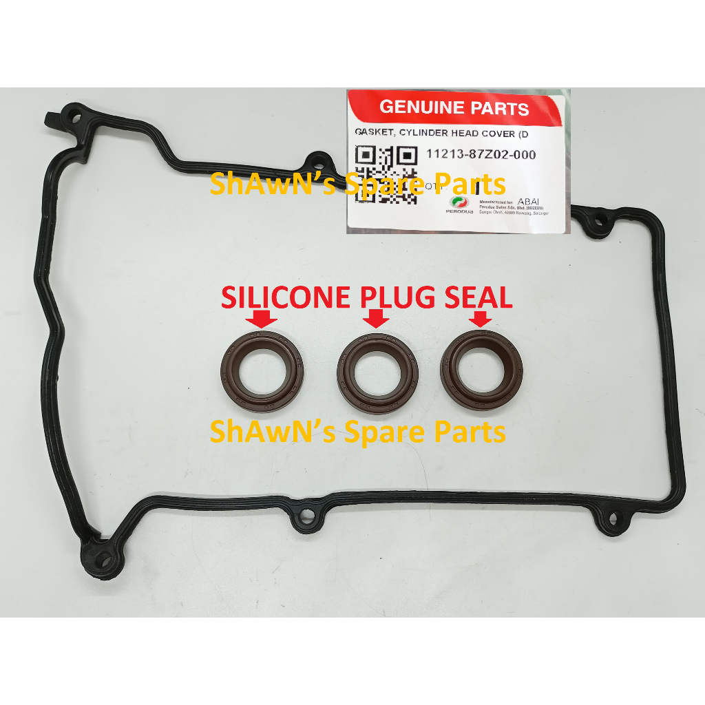 Original Valve Cover Gasket Perodua Kelisa / Kenari + Silicone Plug